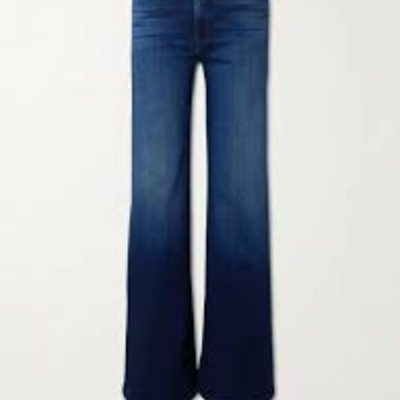 MOTHER The Hustler Roller Sneak High-Rise Wide-Leg Jeans - Picture 2 of 2